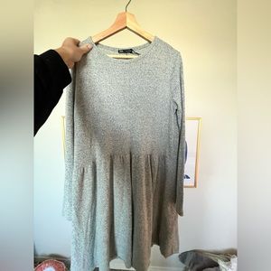 Zara babydoll sweater dress